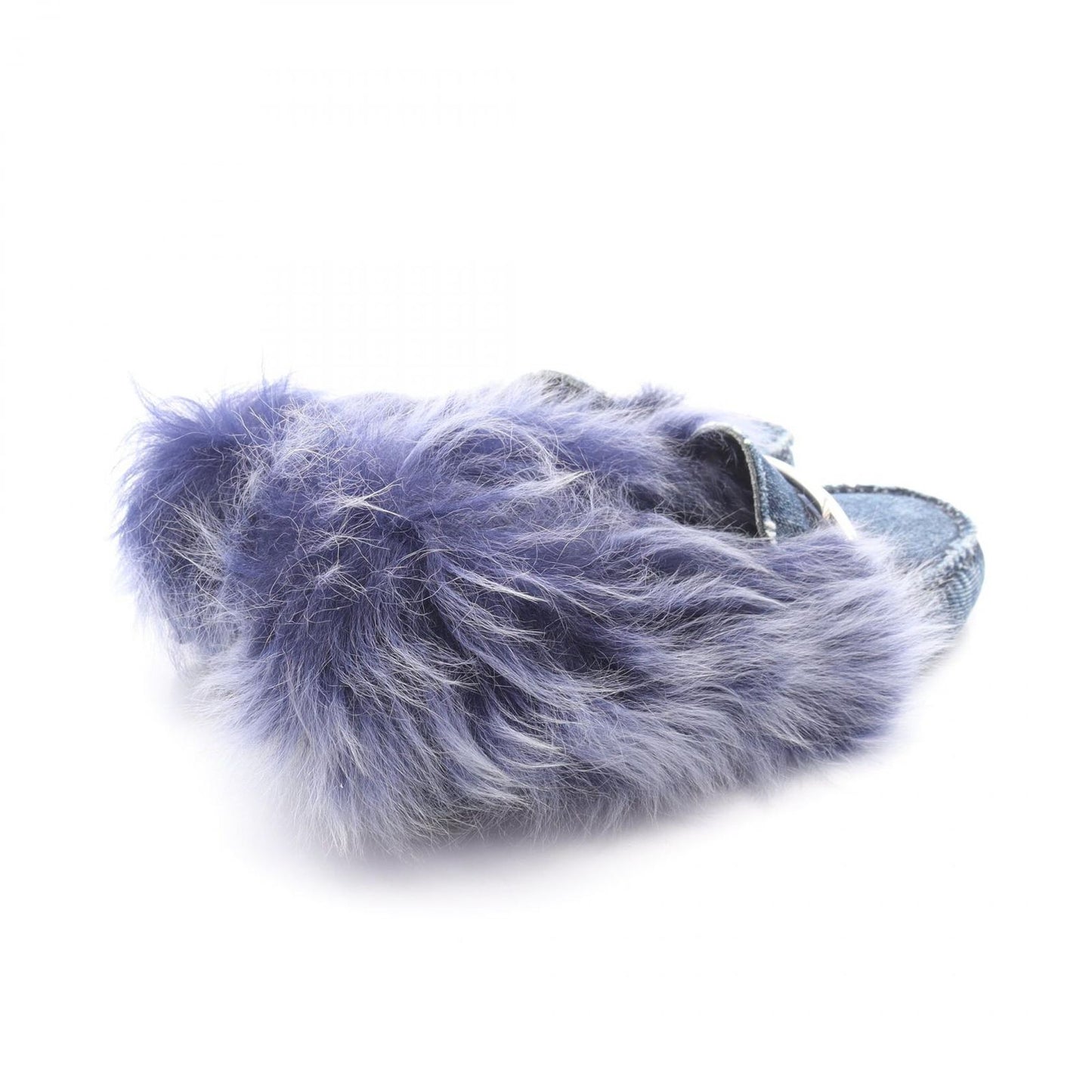 TOD'S Double T Driving Shoes in Indigo Blue Denim - Size 39