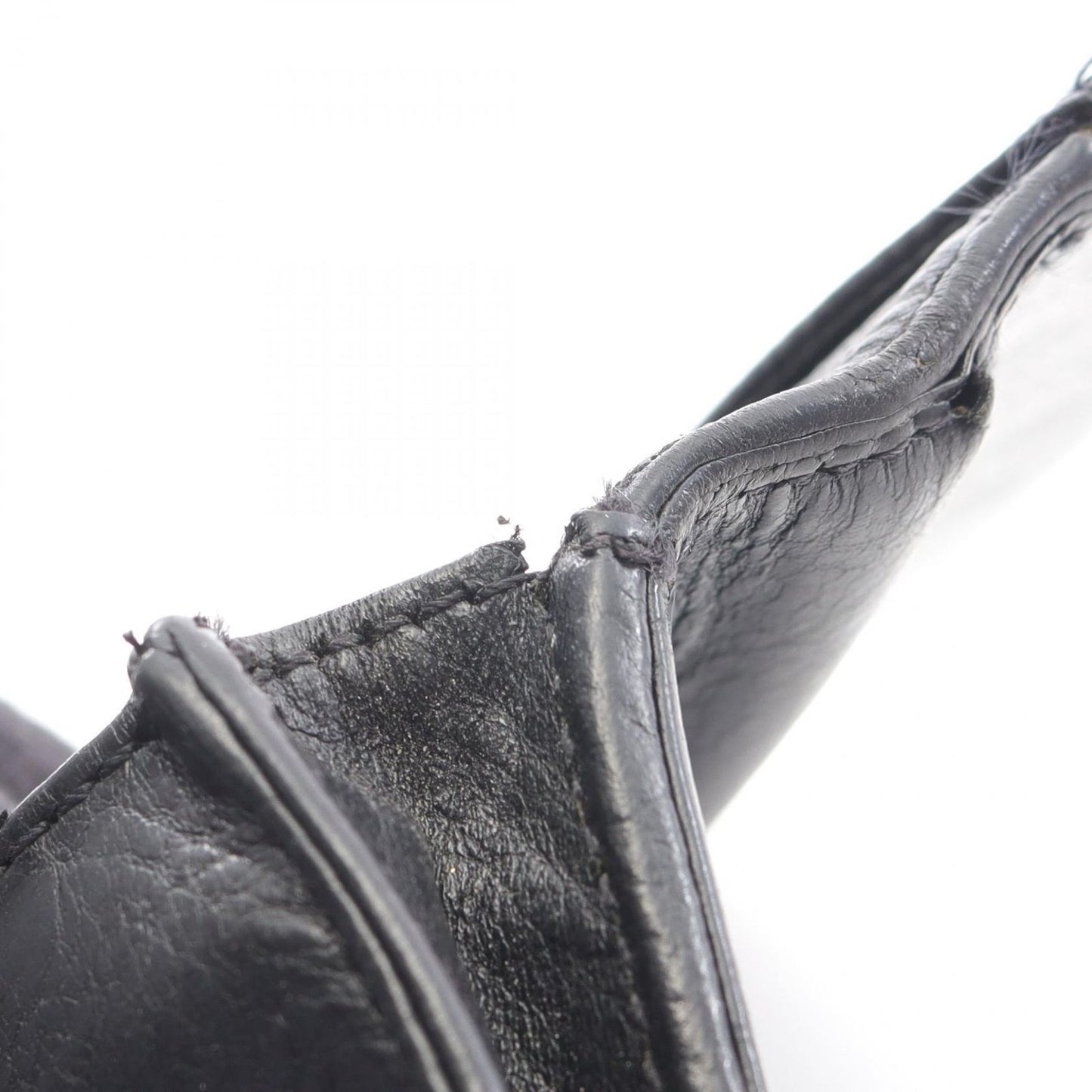 CHROME HEARTS Long Single Fold Tips Leather Wallet - Black & Silver