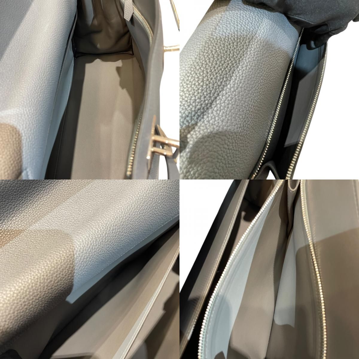 HERMES Kelly 42 Maxi in Grimiste with Silver Hardware - Unused Display Piece