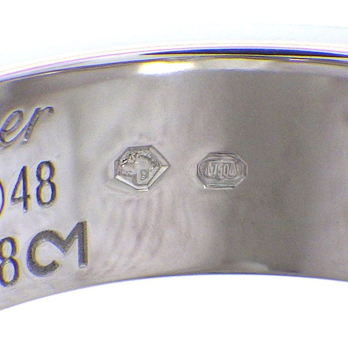 Cartier Love Ring with 0.22ct Diamonds in K18 White Gold