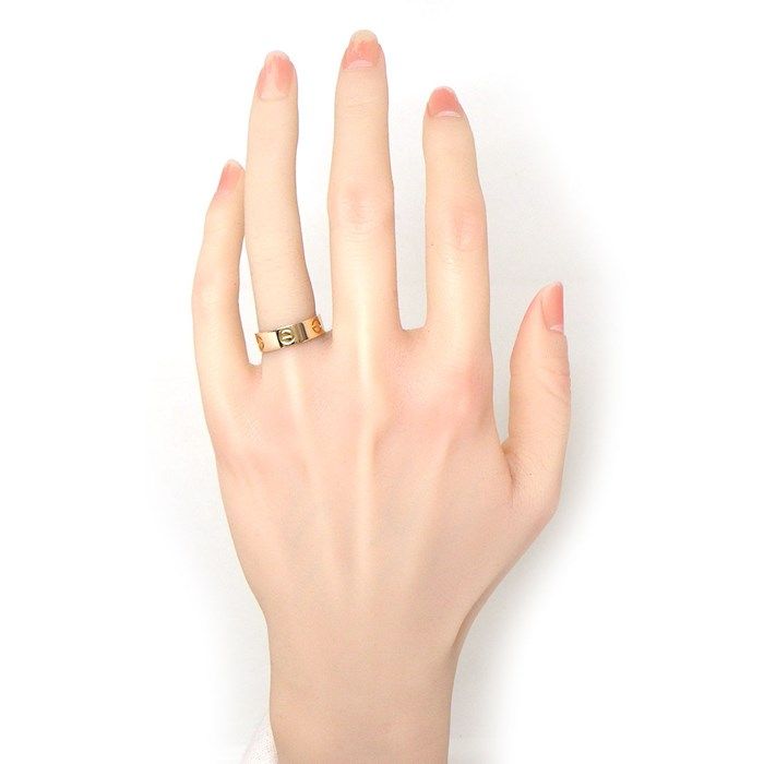 Cartier Love Ring Classic Model B4084851 in K18 Pink Gold