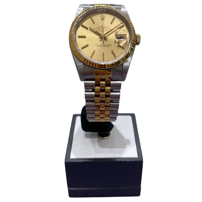 Rolex Datejust 16233 Gold & Stainless Steel Men's Watch