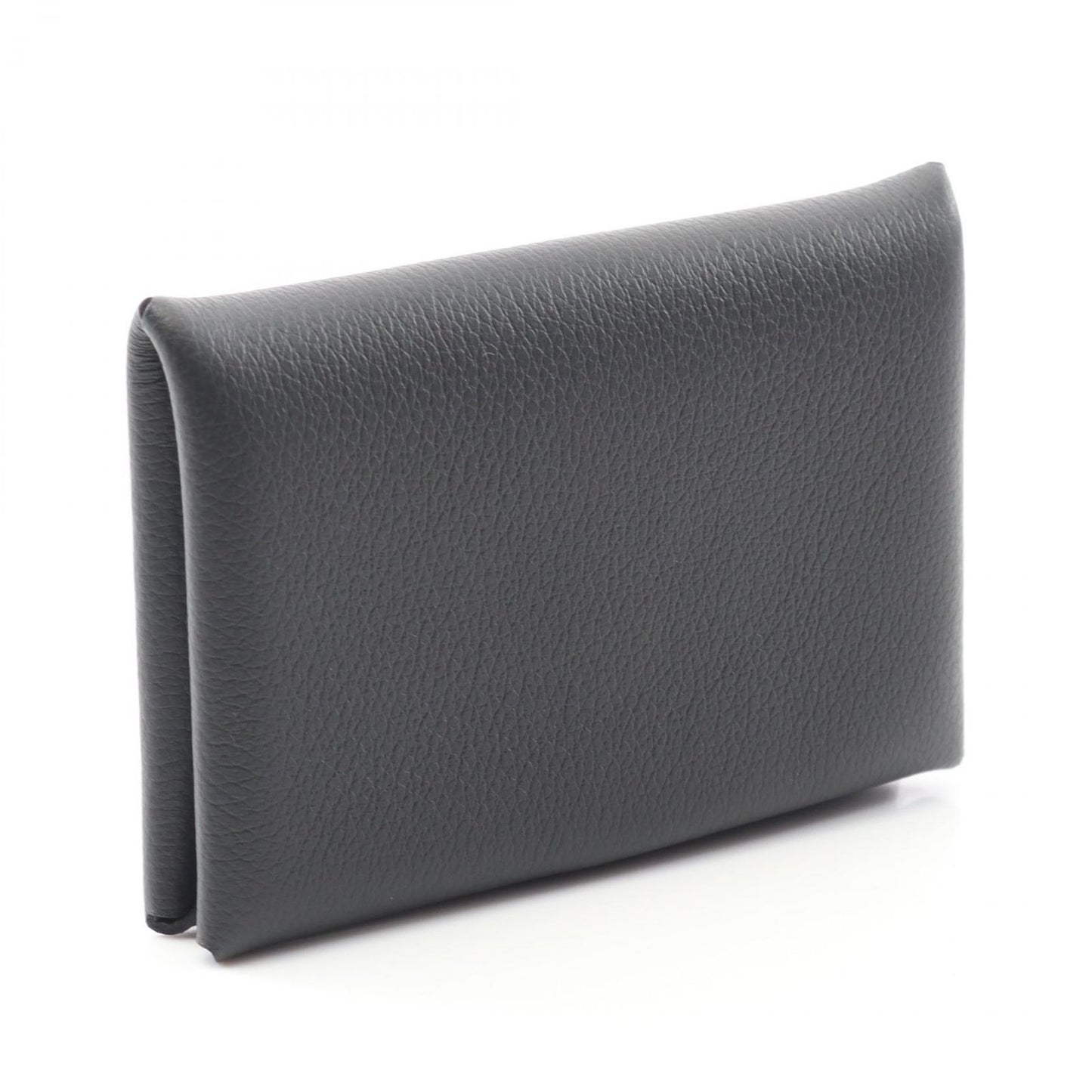 HERMES Calvi Coin Case in Black - Unused Luxury Accessory