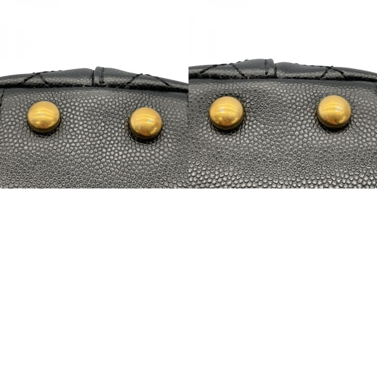 CHANEL Coco Handle XXS Black Caviar Leather Shoulder Bag