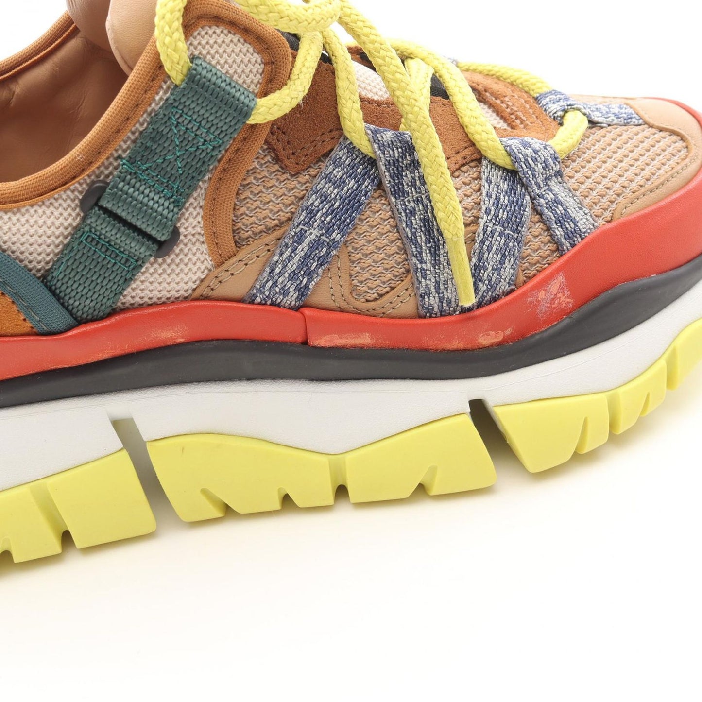 Chloe Blake Sneakers - Exquisite Multi-Color Fabric Design