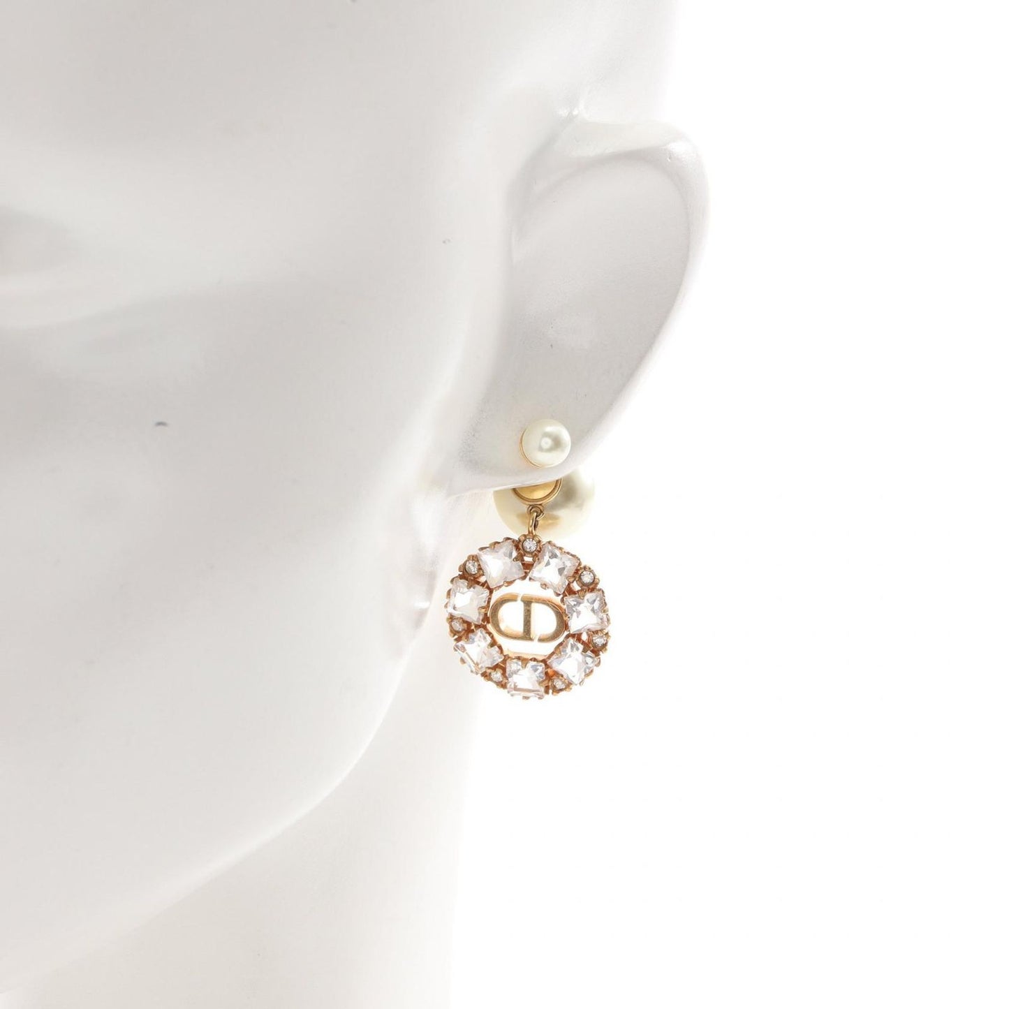 Dior Tribal CD Logo Earrings in Gold - Exquisite Luxury