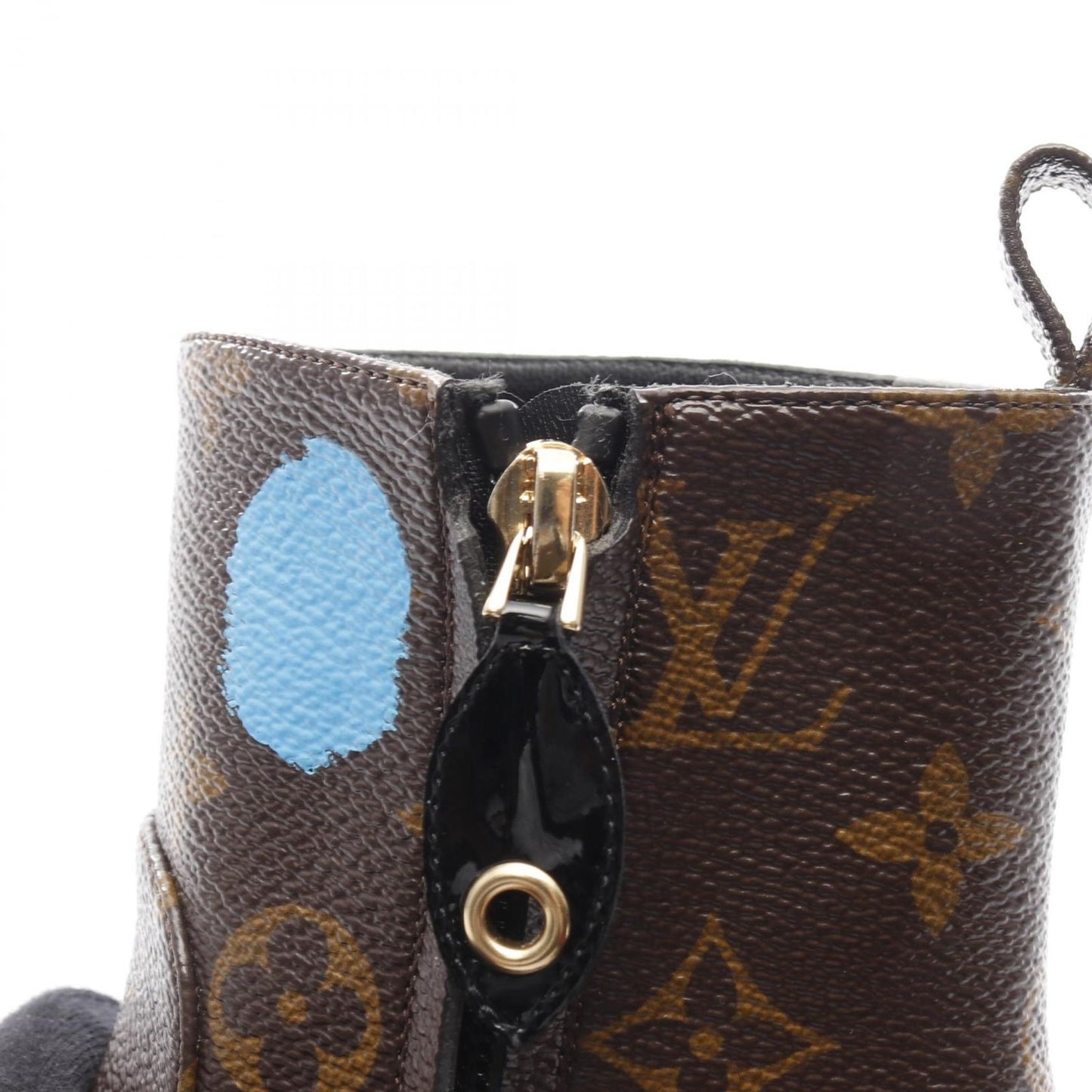 Louis Vuitton LV × YK Painted Dot Short Boots - Size 37