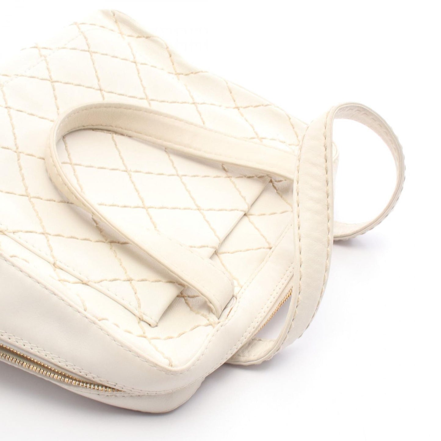 CHANEL Wild Stitch Handbag - Exquisite White Leather Luxury
