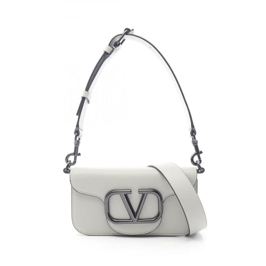 Valentino V Logo Handbag in Gray Leather - Exquisite Craftsmanship