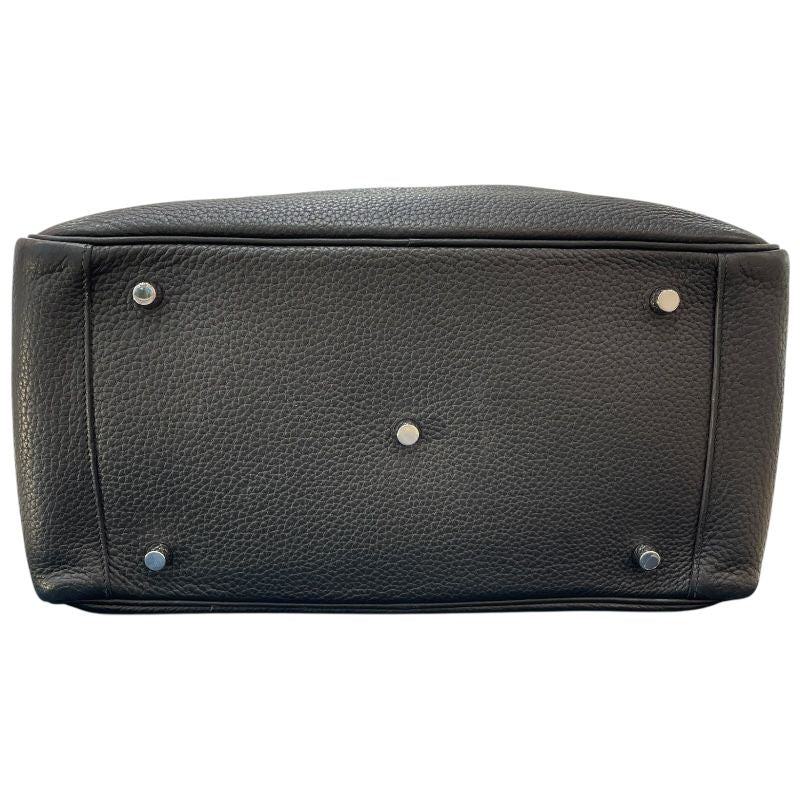 HERMES Lindy 34 Black Togo Leather Shoulder Bag - Unisex