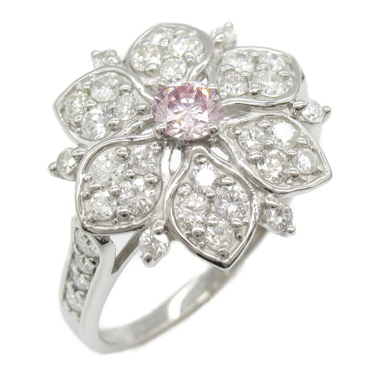 Exquisite Pink Diamond Ring in Platinum - A Timeless Treasure