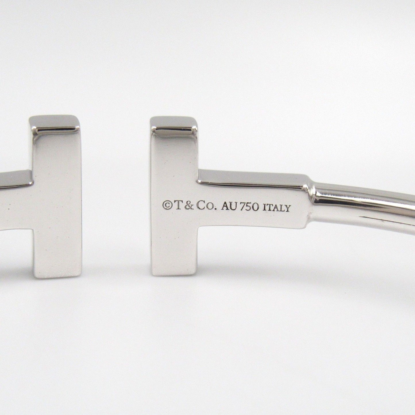 TIFFANY & CO T Wire Diamond Bracelet in 18K White Gold