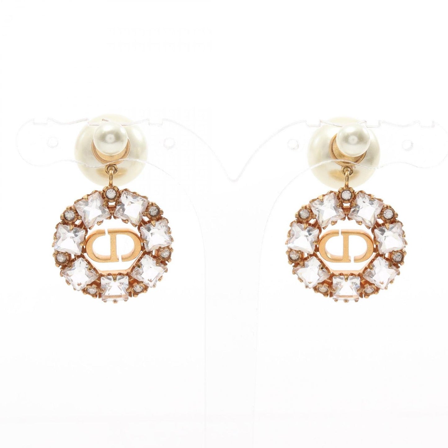 Dior Tribal CD Logo Earrings in Gold - Exquisite Luxury