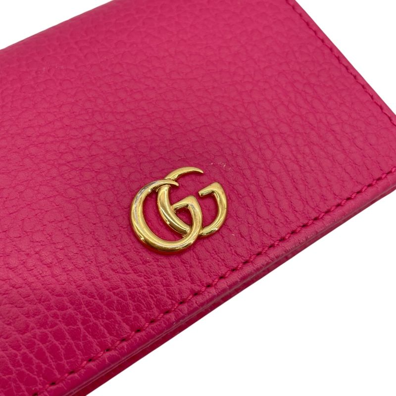 GUCCI GG Marmont Pink Leather Wallet - Exquisite Craftsmanship