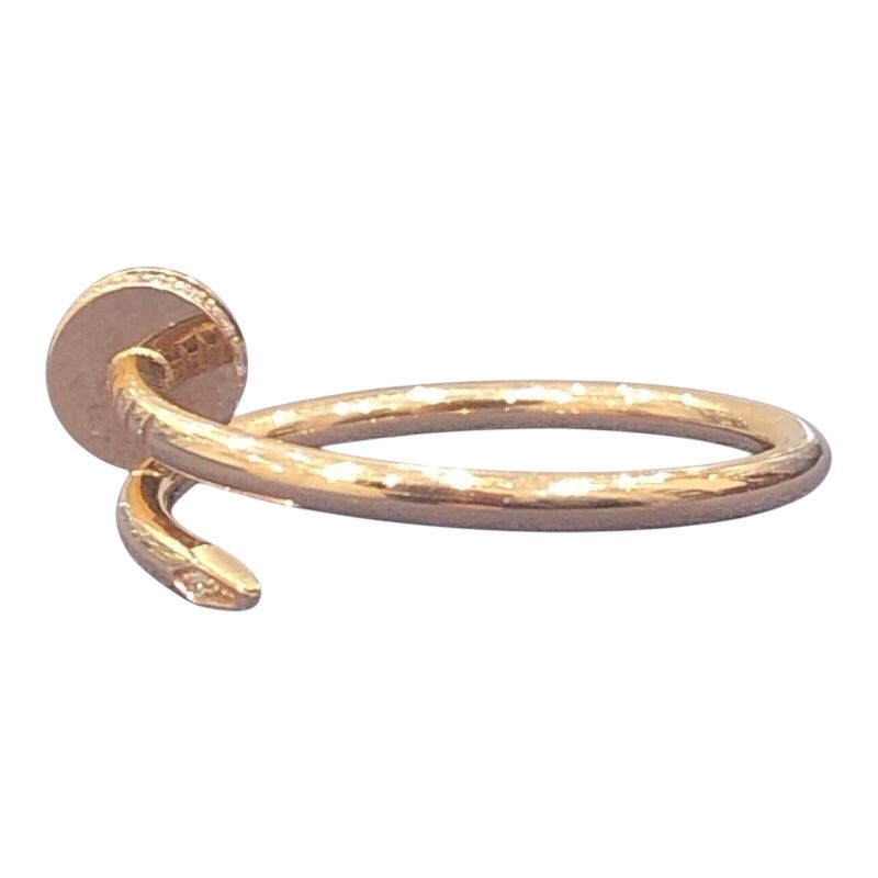 Cartier Juste un Clou Ring SM in 750 Pink Gold - Timeless Elegance