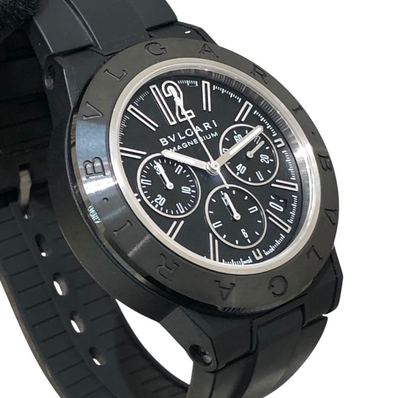 BVLGARI Diagono Magnesium Chronograph DG42BSMCVDCH - Black Luxury Watch