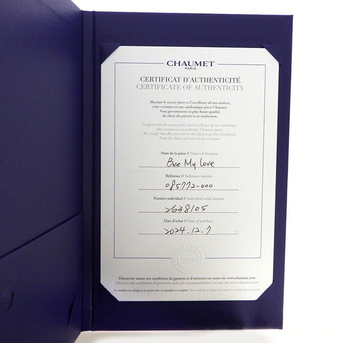 Chaumet Bee de Chaumet Necklace with 0.30ct Diamonds in K18YG