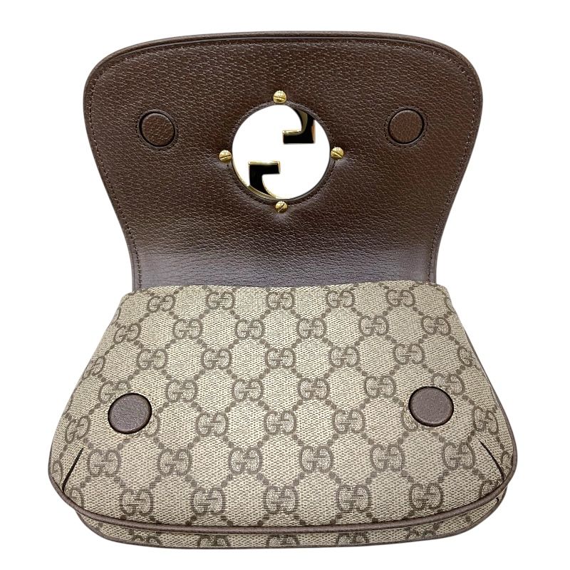 GUCCI Blondie Belt Bag 703807 in Brown GG Supreme Canvas & Leather