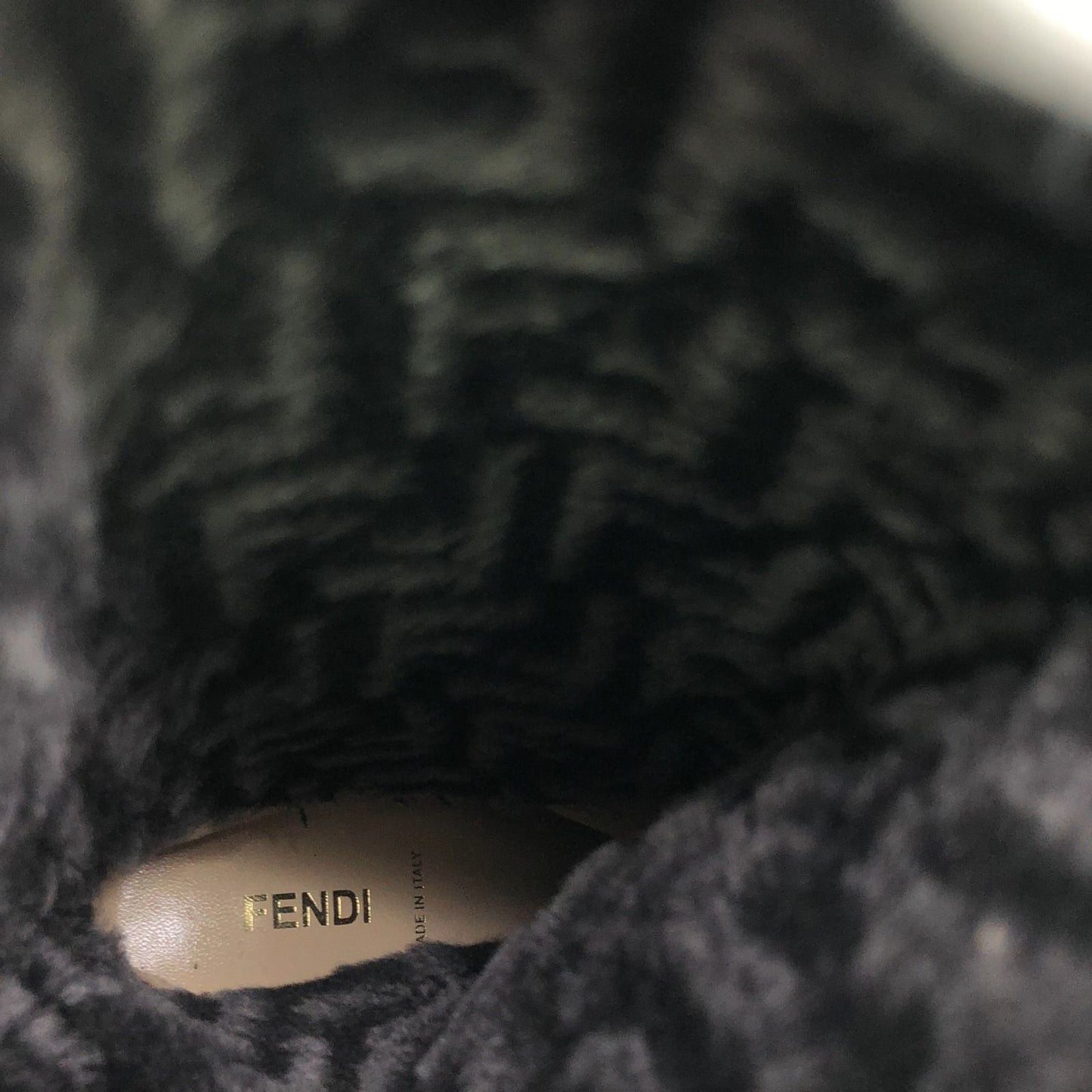 FENDI Brown Leather Boots - Elegant Craftsmanship, Size 36.5