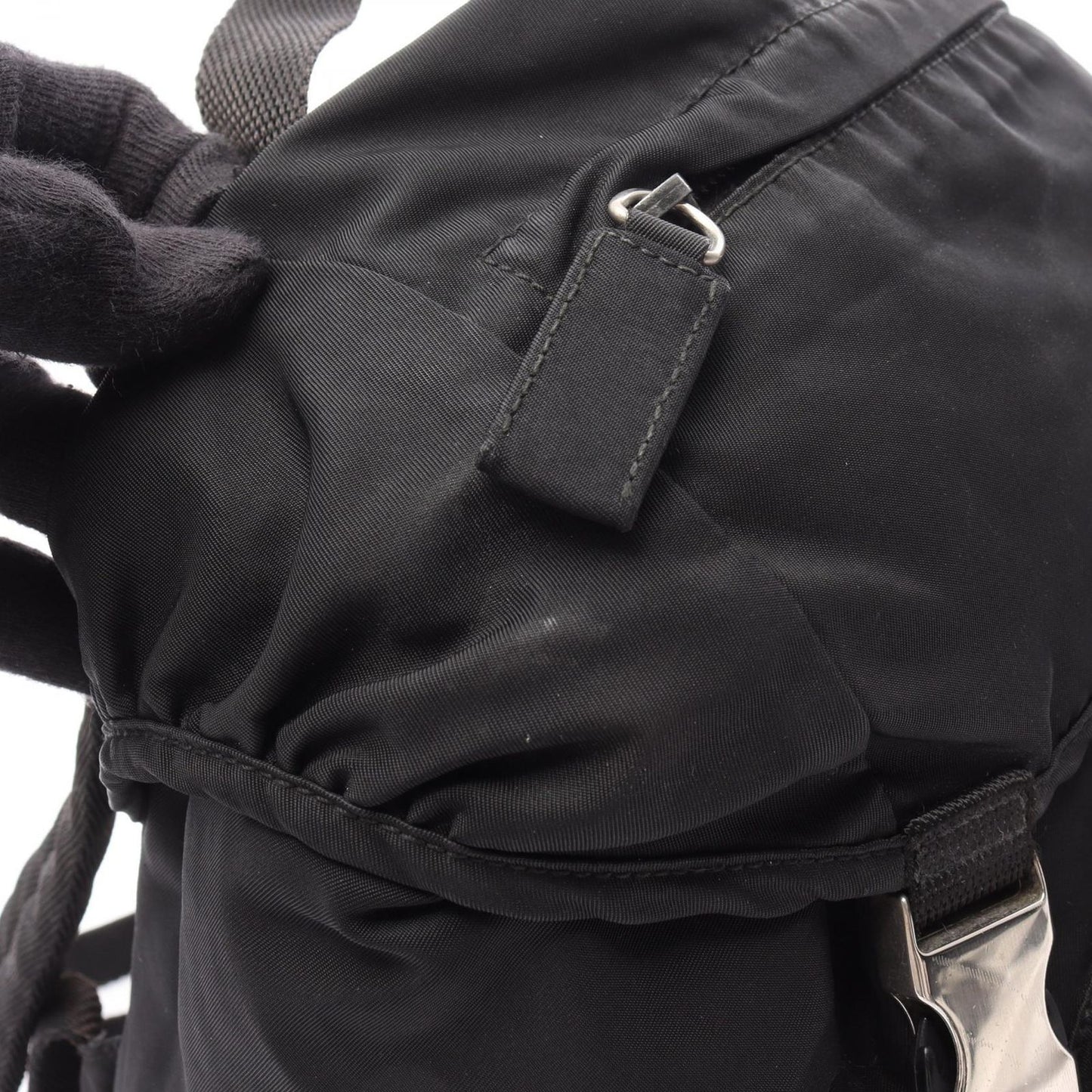 PRADA TESSUTO MONTAGN Black Nylon Backpack - Timeless Elegance