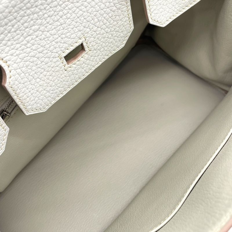 HERMES Birkin 30 in Gris Perle with Silver Hardware - Iconic Luxury Handbag