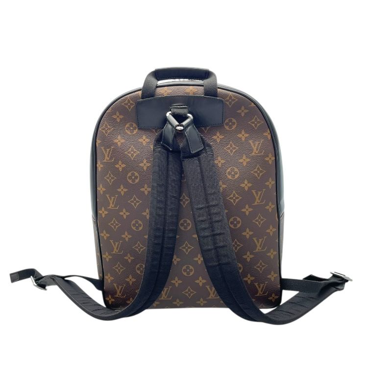 Louis Vuitton Josh M41530 Monogram Macassar Backpack - Brown/Silver