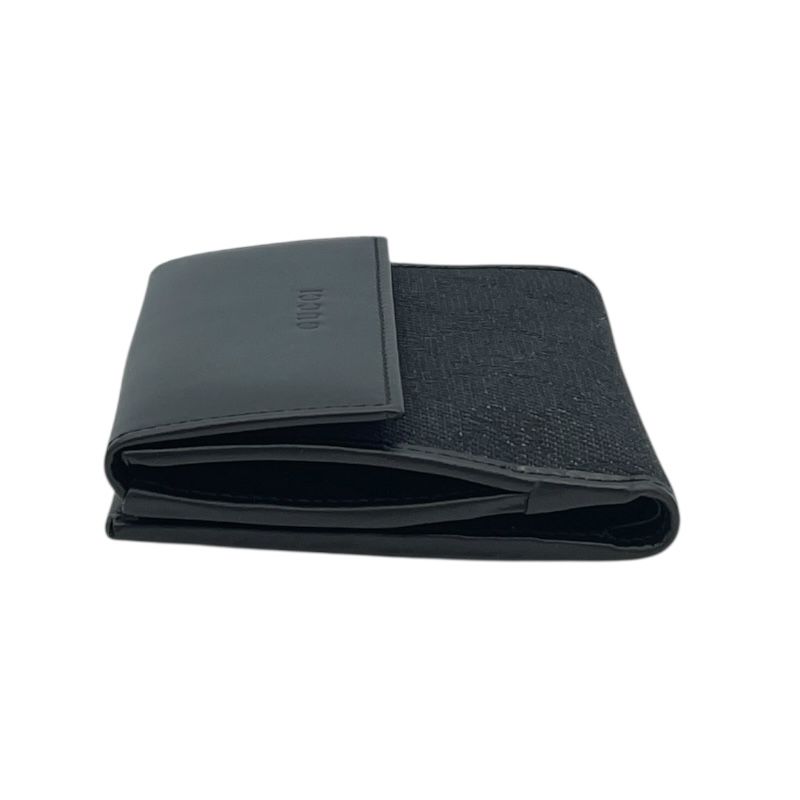 GUCCI Compact Wallet in GG Denim & Black Leather - Exquisite Craftsmanship