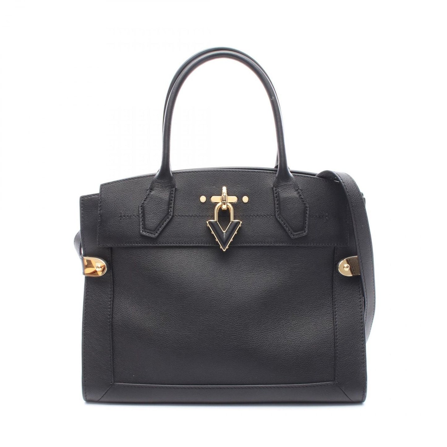 Louis Vuitton Steamer MM Handbag in Noir - Timeless Elegance