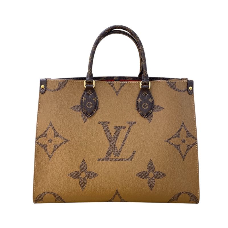 Louis Vuitton OnTheGo MM Monogram Handbag - Brown