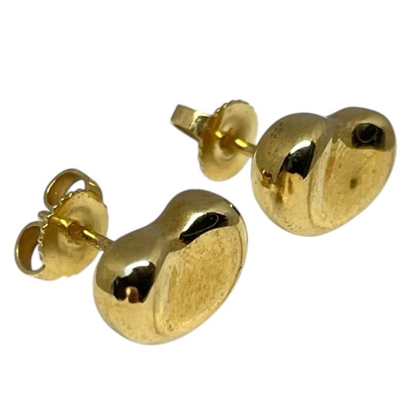 Tiffany & Co. 750YG Bean Earrings - Exquisite Luxury