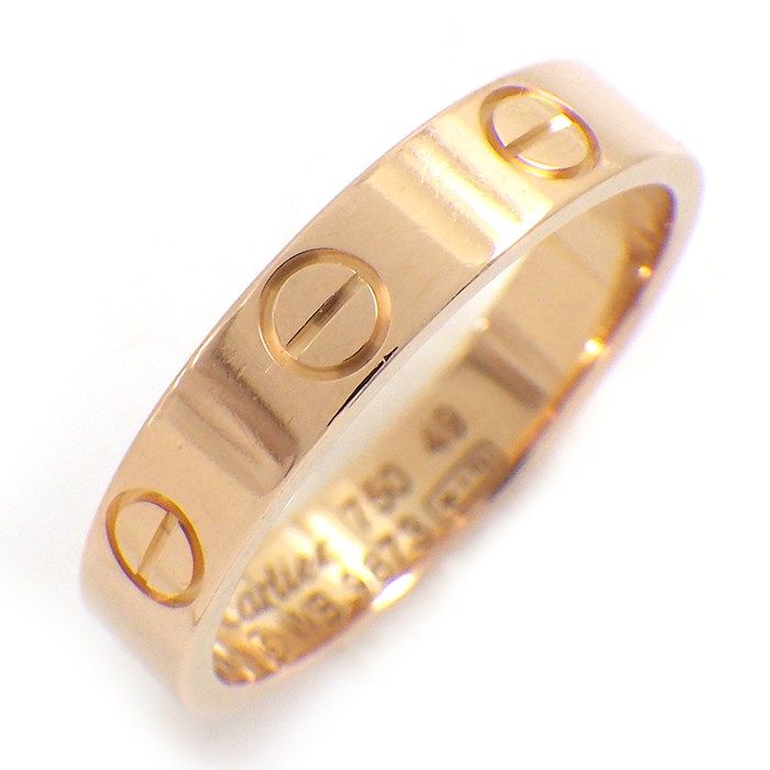 Cartier Love Ring Small Model K18PG - Timeless Elegance