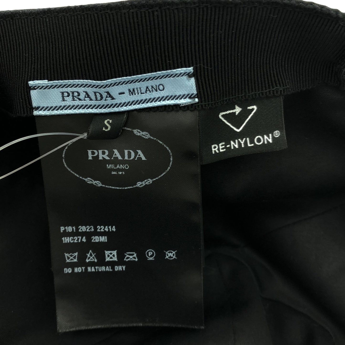PRADA Black Nylon Cap - Unisex Luxury Accessory