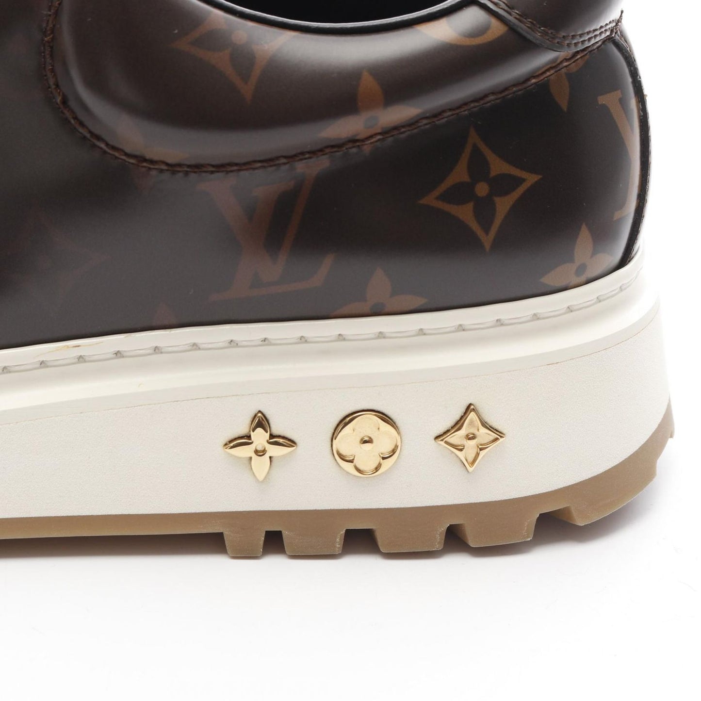 LOUIS VUITTON × NBA Abessline Sneakers - Exclusive Brown Leather