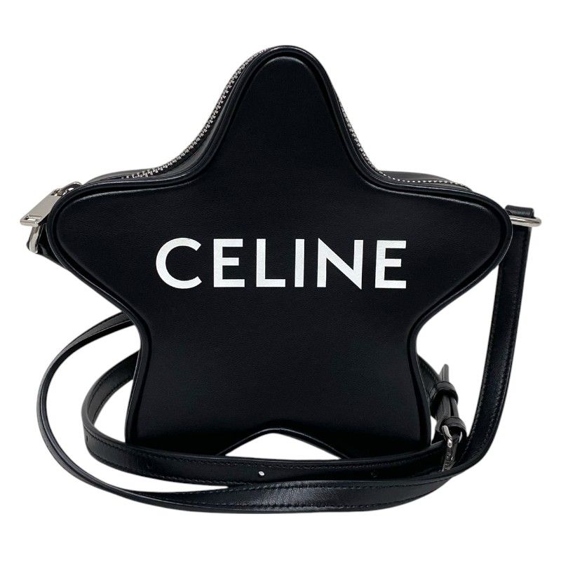 CELINE Small Étoile Shoulder Bag in Black Smooth Calfskin