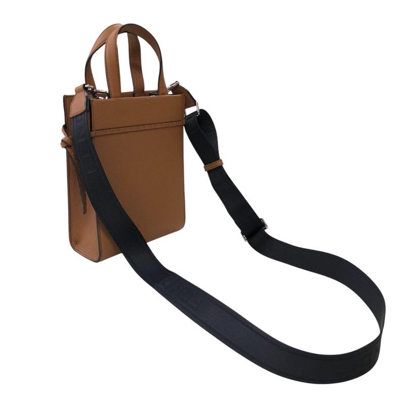 Fendi Go-To Shopper Small 2Way Shoulder Bag in Brown Calf Leather