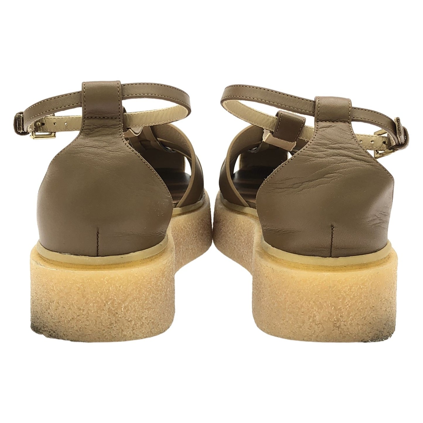 MAX MARA Brown Leather Sandals - Elegant Craftsmanship