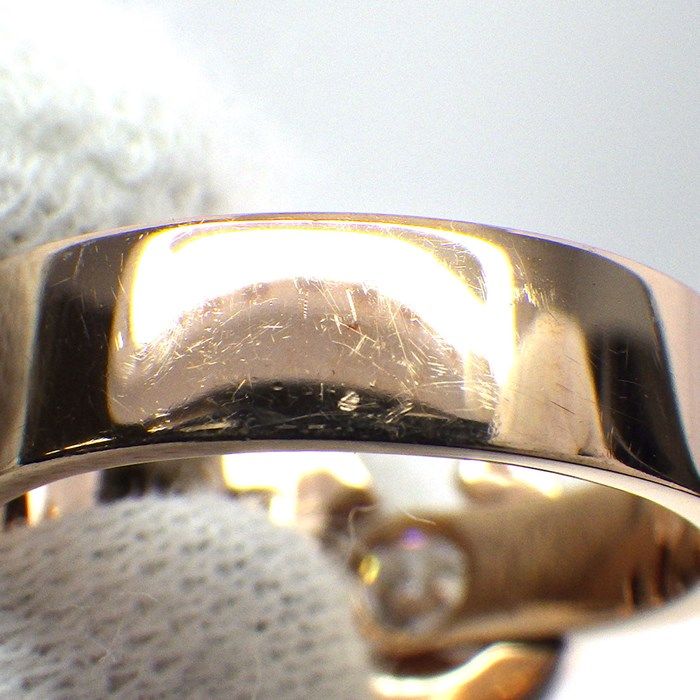 CHANEL Eternal No5 Ring with Diamonds in K18 Beige Gold