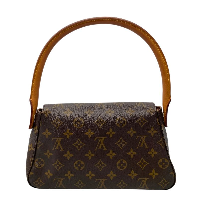 Louis Vuitton Mini Looping M51147 Monogram Canvas Handbag - Brown