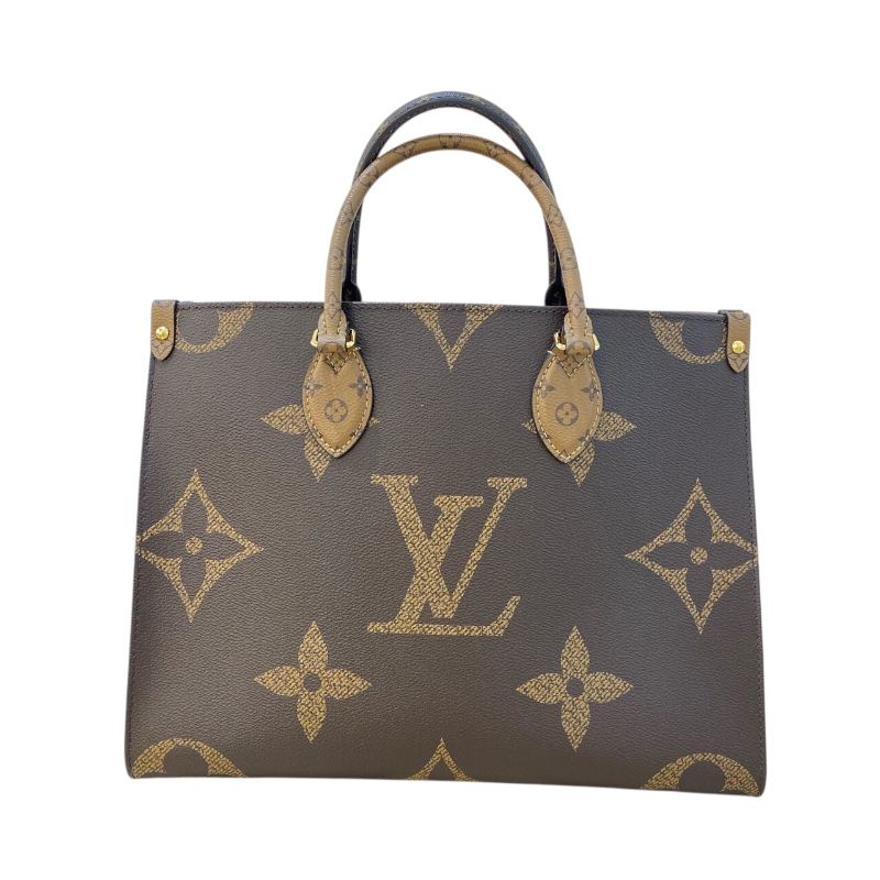 Louis Vuitton OnTheGo MM Monogram Handbag - Brown
