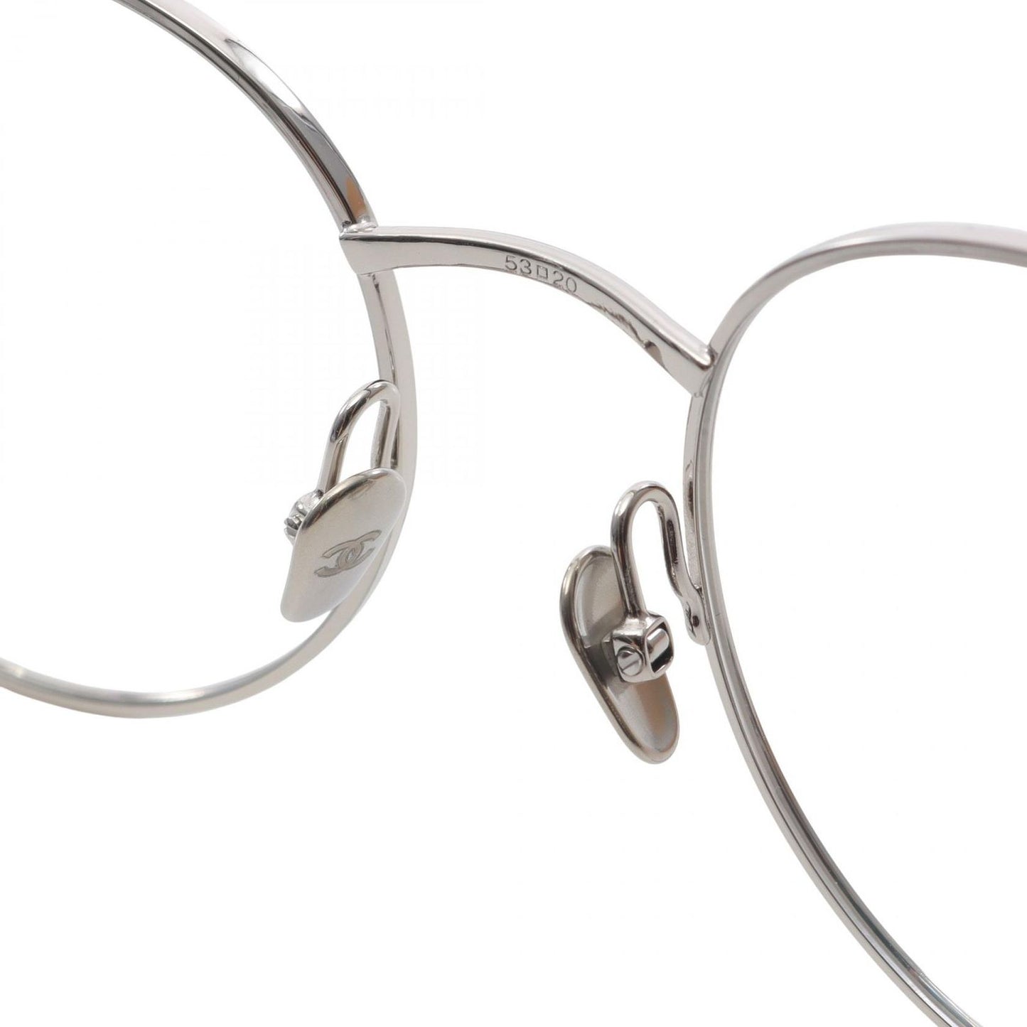 CHANEL Oval Shape Optical Glasses 2209 - Silver Elegance