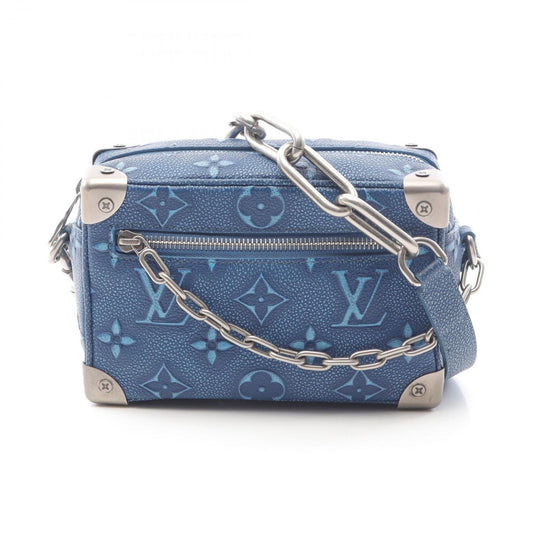 Louis Vuitton Mini Soft Trunk Monogram Shoulder Bag - Denim Blue