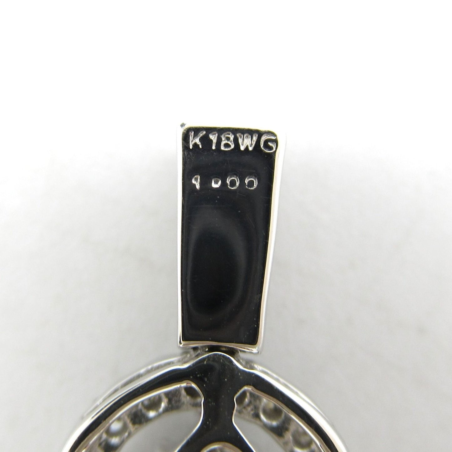 Exquisite K18WG Diamond Pendant - 1.00ct Luxury Jewelry