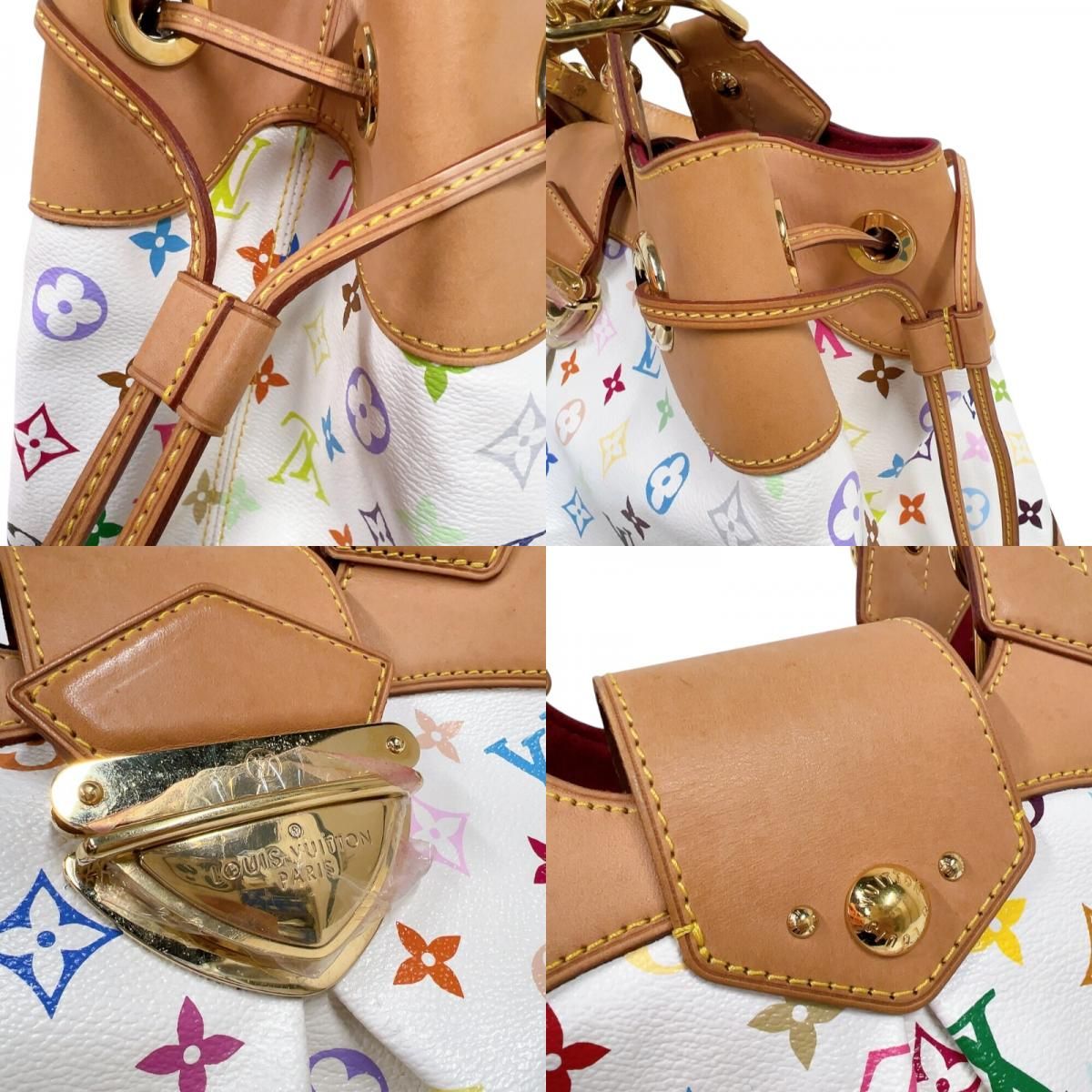 Louis Vuitton Ursula M40123 Monogram Multicolor Handbag - Gold Hardware