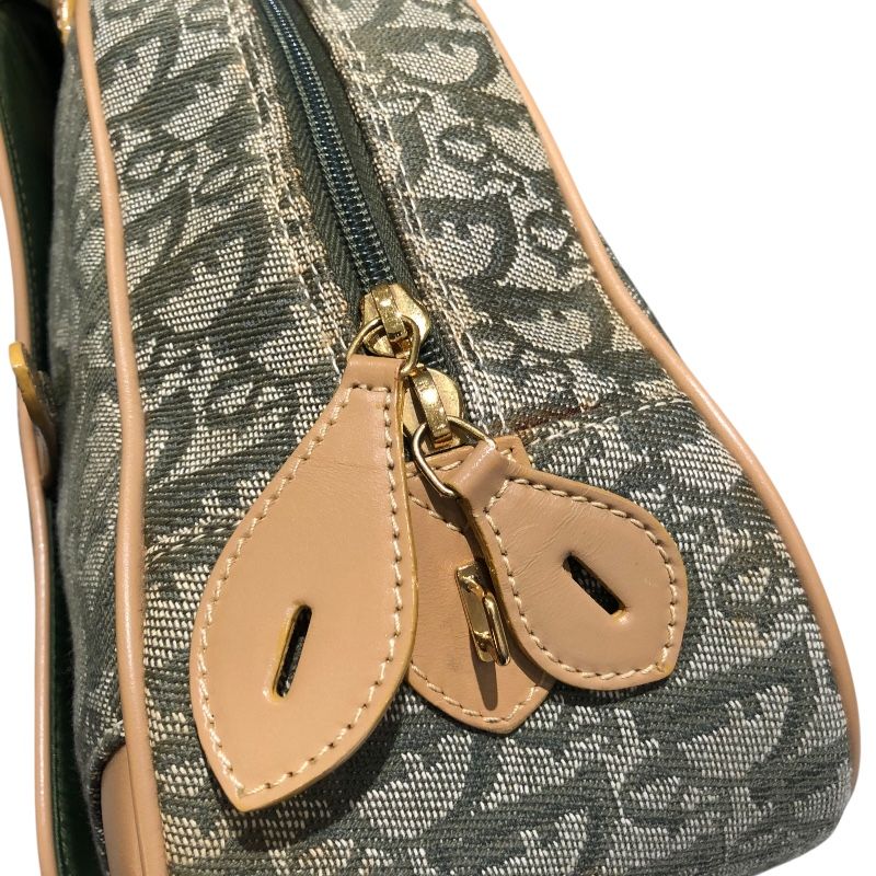 Christian Dior Double Saddle Tote Bag in Khaki Trotter Canvas