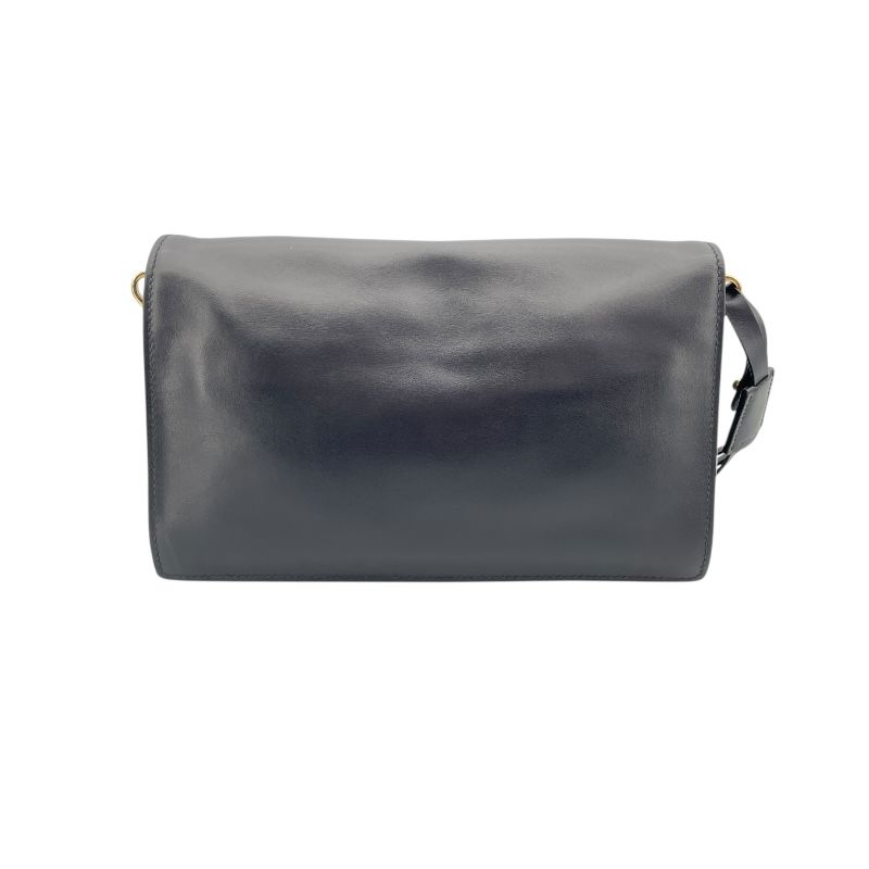 PRADA Soft Sound Small Shoulder Bag in Black Nappa Leather