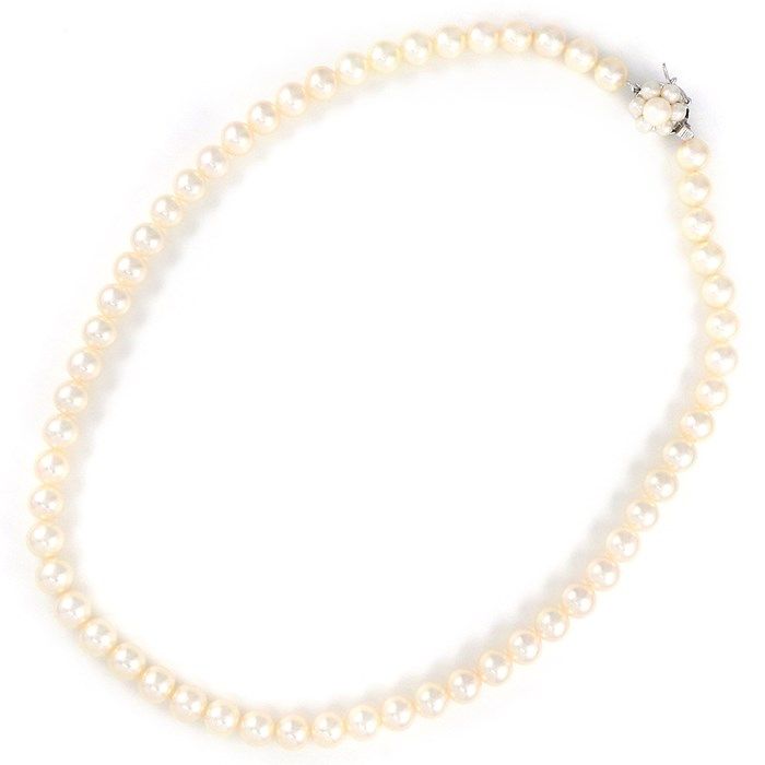 TASAKI Akoya Pearl Necklace & Earring Set - Exquisite Craftsmanship