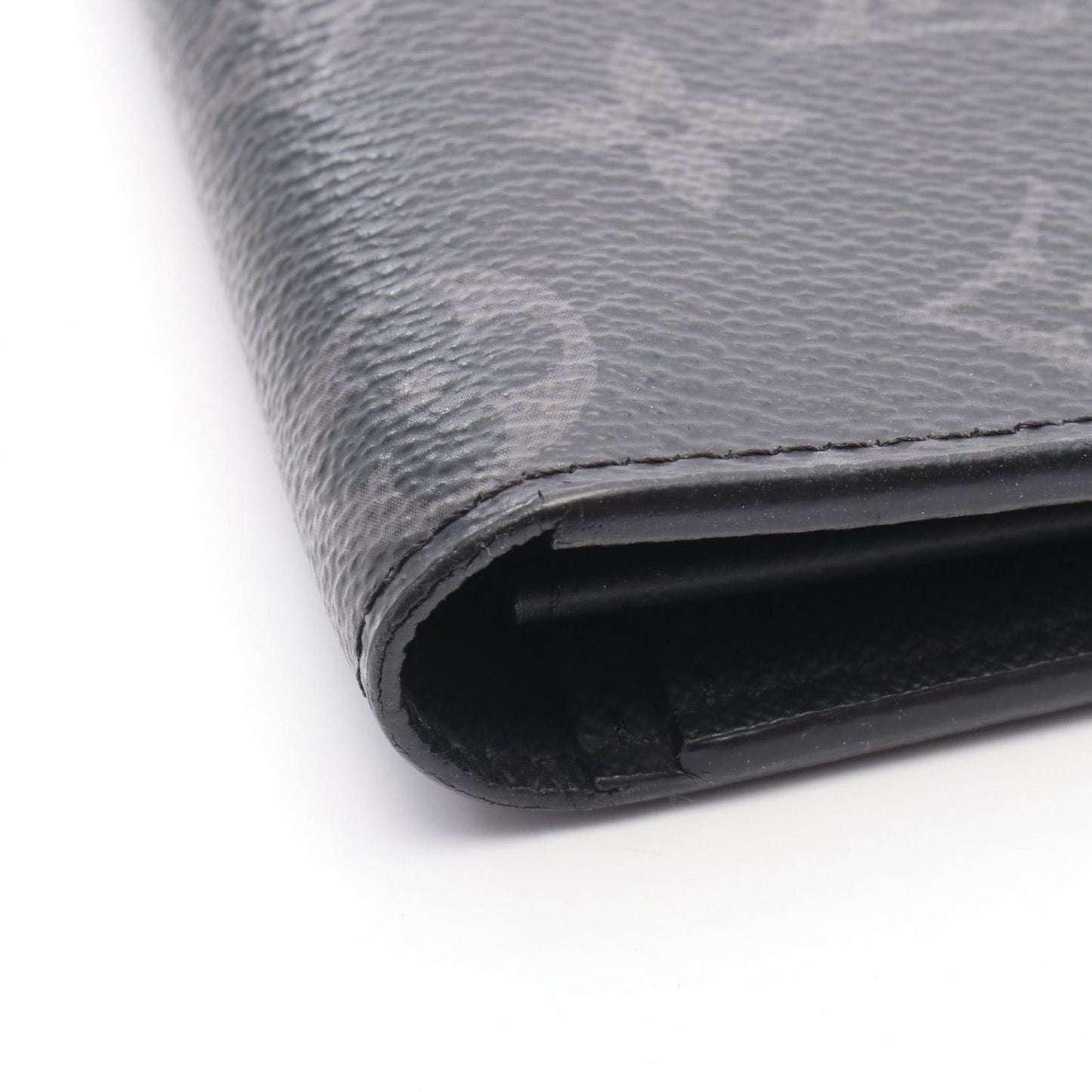 Louis Vuitton Monogram Eclipse Portefeuille Brazza Wallet