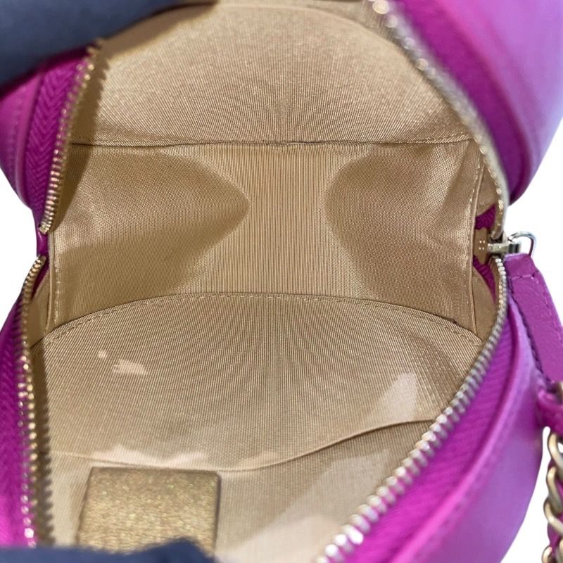 CHANEL Chain Shoulder Bag - Purple & Gold Hardware - Lambskin