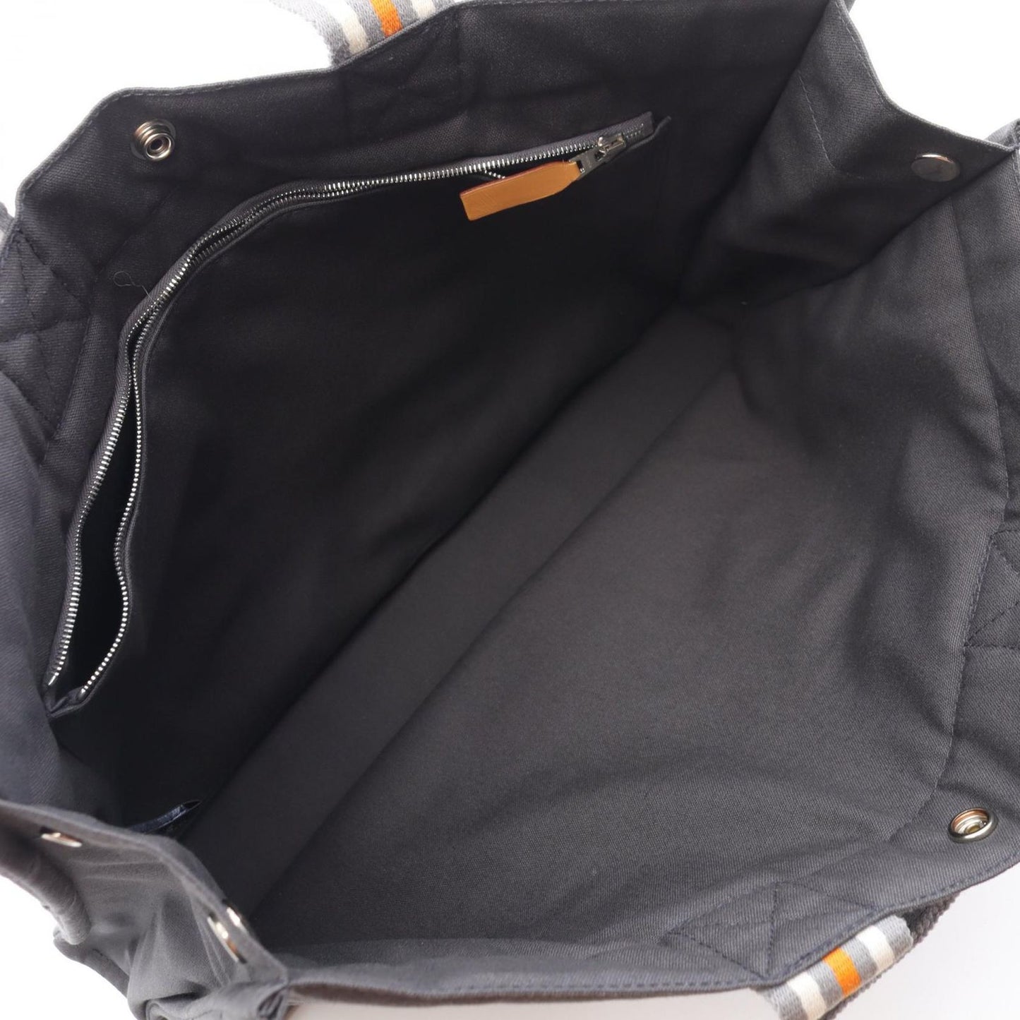 HERMES Foolto MM Tote Bag in Gray Canvas - Timeless Elegance