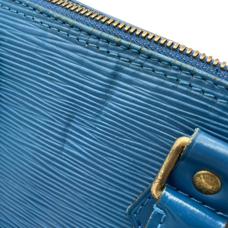 Louis Vuitton Alma M52145 Blue Epi Leather Handbag - Timeless Elegance